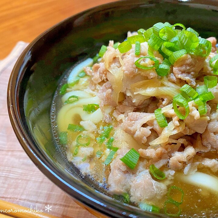 簡単ウマウマ♡肉うどん